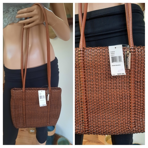 Nine West Handbags - 🏷SALE. Nine West . NWT. Brown woven bag. Shoulder bag. Final Price